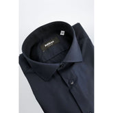 Baldinini Trend Blue Cotton Shirt